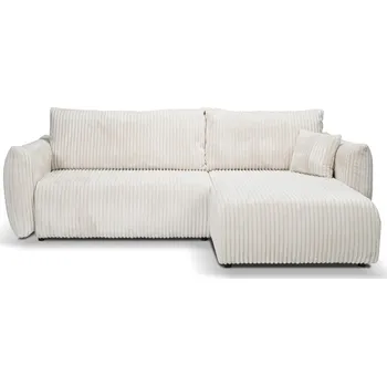 Sedací souprava Rozkládací rohová sedačka SUDBURY - smetanová