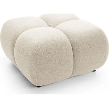 Taburet Čalouněný taburet SELKIR - zimní béžový