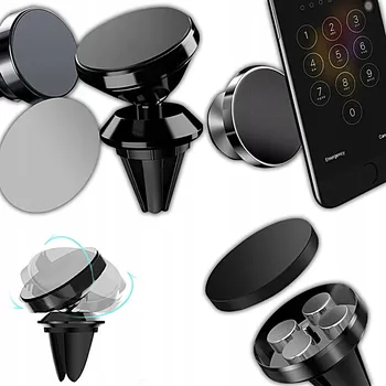 MAGNETICKÝ DRŽÁK TELEFONU DO AUTA ČERNÝ PRAKTICKÝ STABILNÍ