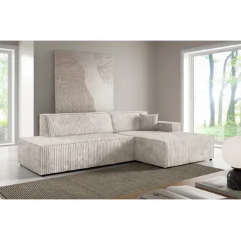 Sedací souprava Rohová sedačka s úložným prostorem WINDSOR 1 - smetanová, pravý roh