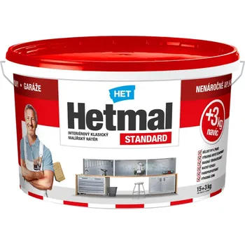 Stavební chemie Nátěr malířský Hetmal Standard – 15+3 kg