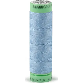 Nit Hedvábné nitě Amanda Mettler 50 m k obšívání knoflíkových dírek, střední, 0272 modrá světlá