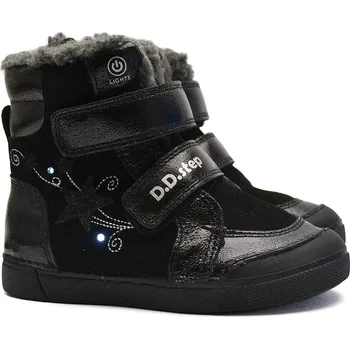 Chlapecká zimní obuv Zimní blikací boty DDstep W068-52745B Velikost: 28