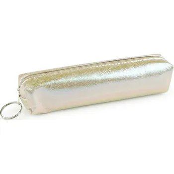 Penál Pouzdro / penál holografický 18x4 cm, velké, 1 zlatá sv.