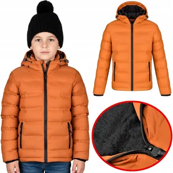 Dívčí bunda ZIMNÍ BUNDA ML27B4 S MEDVÍDKEM 98/104