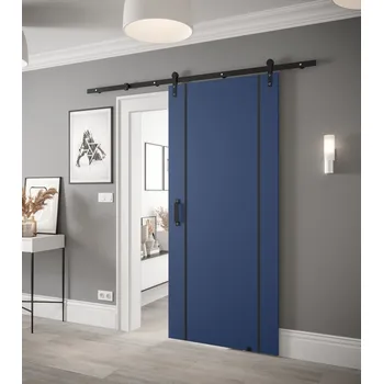 Interiérové dveře Posuvné dveře s kováním LEONTINA 10 - 90 cm, modré