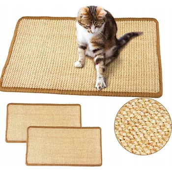 SIZALOVÁ PODLOŽKA PRO KOČKY NA POHOVKU 60X30 CM VELKÁ ODOLNÁ ŠKRABADLO 2KS