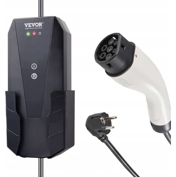 Nabíjecí stanice pro elektromobil Nabíječka pro elektromobily Vevor Typ 2, 3 kW, 8 m, LCD, IP66