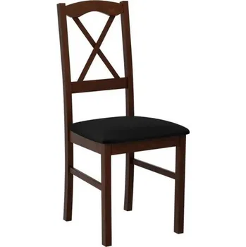 Jídelní židle Kuchyňská židle s čalouněným sedákem DANBURY 11 - ořech / černá