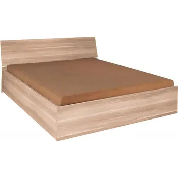 Postel Manželská postel s úložným prostorem 160x200 MAKEL - dub sonoma