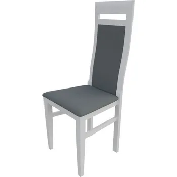 Jídelní židle Jídelní židle MOVILE 43 - bílá / šedá 1