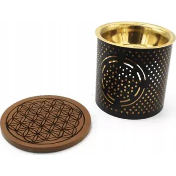 Aroma lampa Aromalampa kovová Green Tree 8,7 cm