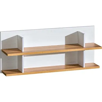 police Závěsná police BUTNER - borovice andersen / dub nash