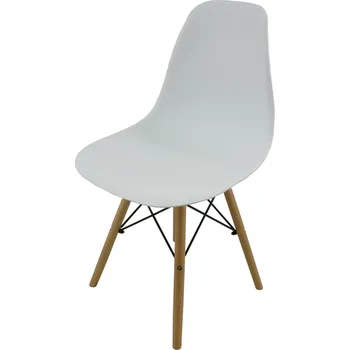 Jídelní židle Jídelní židle LAMBROS - bílá / hnědá