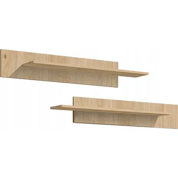 police Set 2 závěsných polic FREYA - dub hickory jackson