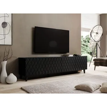 Televizní stolek VENETI Stolek pod televizi SUSANITA černý