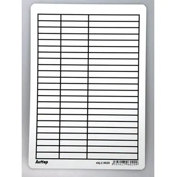 Psací podložka Tempo Podložka do sešitů A5 PVC - linka / čtvereček