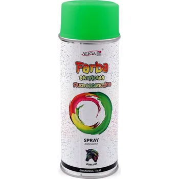 Barva ve spreji Akrylová barva fluorescenční ve spreji 400 ml, střední, 4 (89) zelená neon