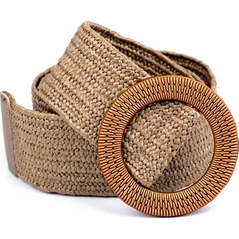 Opasek Pásek pružný, střední, 4 (5 cm) béžová tmavá