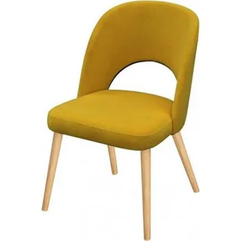 Jídelní židle Židle do kuchyně MOVILE 51 - buk / žlutá
