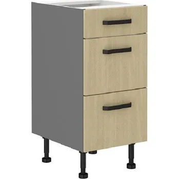 Kuchyňská skříňka Kuchyňská skříňka se šuplíky MYRIAM - šířka 40 cm, vzorovaná / antracit