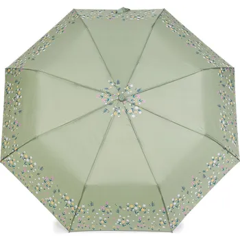 Dámský skládací vystřelovací deštník, střední, 7 zelená sv.