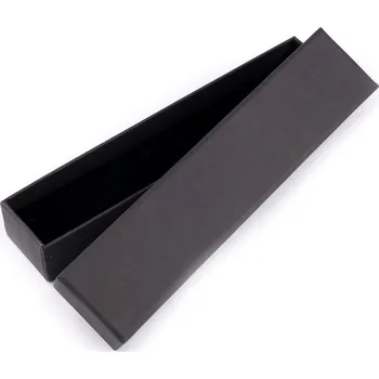 Dárková krabička Krabička na šperky 4,5x21 cm, velké, 3 černá mat