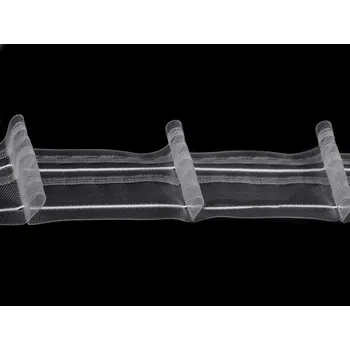 Záclonovka 1 skladová šíře 50 mm, střední, transparent