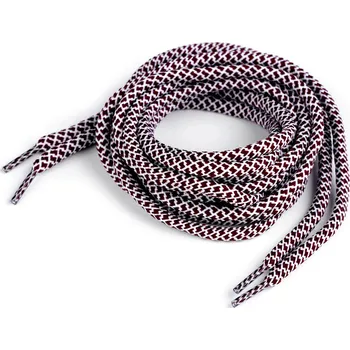 Tkaničky do bot Tkaničky do bot, tenisek, mikin délka 130-140 cm, střední, 2 bordó bílá