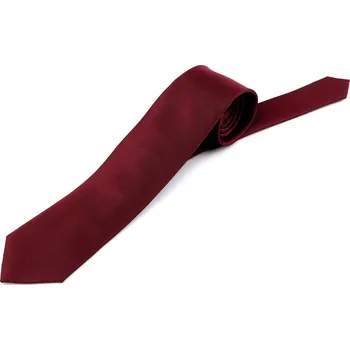 Kravata Kravata jednobarevná mikrovlákno, střední, 1 bordó