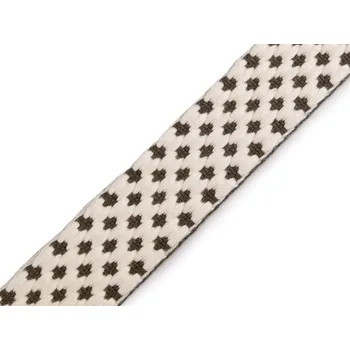 Popruh s 3D efektem šíře 38 mm, střední, 2 zelená