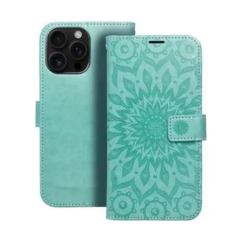 Pouzdro na mobilní telefon Pouzdro MEZZO Book pro IPHONE 16 Pro Max mandala zelené - OEM + zdarma možnost vyzkoušet a vrátit zboží do 30 dní
