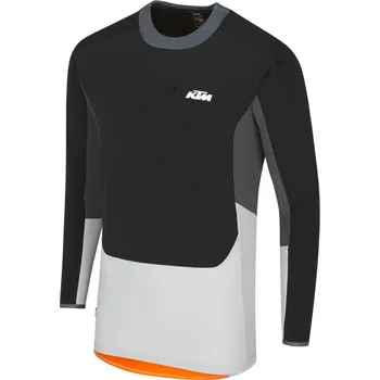 cyklistický dres KTM RACETECH PRO JERSEY BLK/GREY Černá XXL