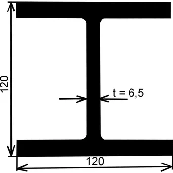Stavební profil Nosník HEB 120 – 12 m