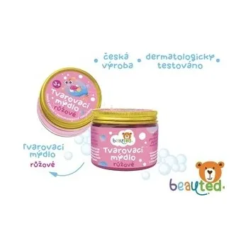 Koupelová kosmetika Tvarovací mýdlo růžové beauted v uzavíratelné dóze