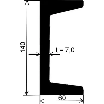 Stavební profil Nosník U 140 – 12 m - 391767