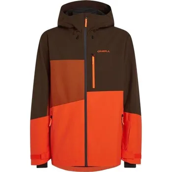 Pánská lyžařská/snowboardová bunda O'Neill FWC'CRUZ TRIPLE XXL Oranžová, Hnědá