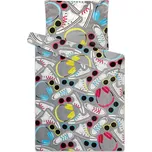 SVITAP sleep well Povlečení mikroflanel Kecky 140x200, 70x90 cm