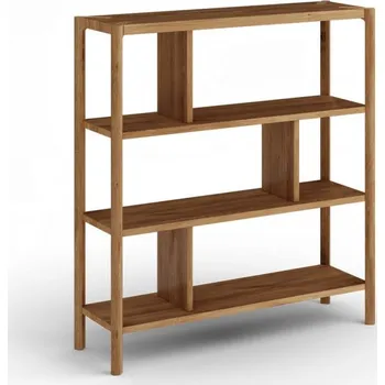 Knihovna Velký dubový regál z masivu