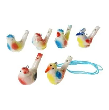 Dětské hřiště Ptaszek śpiewający ceramiczny z zawieszką MIX