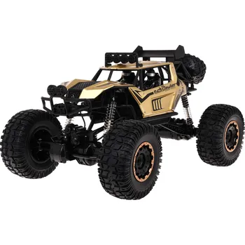 autíčko Kovový mega ROCK CRAWLER | 1:8 | 4x4 | zlatá AUTO PRO DĚTI NA DÁLKOVÉ OVLÁDÁNÍ