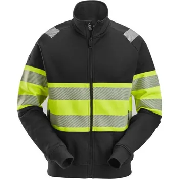 pracovní mikina Mikina reflexní se zipem, třída 1 žlutočerná vel. M