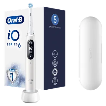 Domácí spotřebič Oral-B iO Series 6 White Alabaster elektrický zubní kartáček + dárek a doprava zdarma