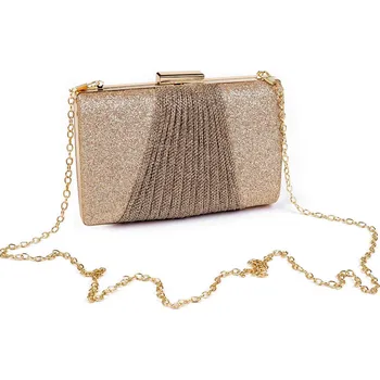 Kabelka Kabelka - psaníčko s glitry, střední, 1 zlatá sv. zlatá