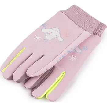 Rukavice Dětské rukavice, zateplené, střední, 2 pudrová