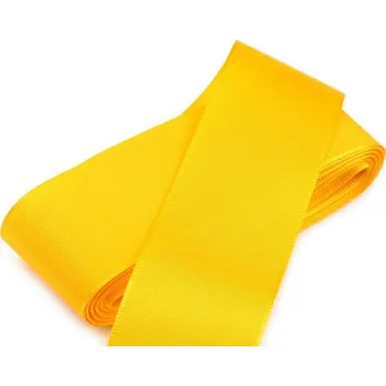 Stuha Stuha taftová šíře 52 mm, malé, 207 žlutá