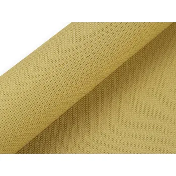 Kanava Vyšívací tkanina Kanava šíře 50 cm 54 oček, střední, 4 hořčicová
