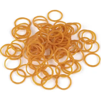 Náramek Gumičky 500 g, střední, 1 (Ø2 cm) oranžovožlutá