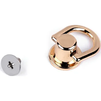 Nýt šroubovací Ø12 mm s očkem, střední, 2 růžové zlato