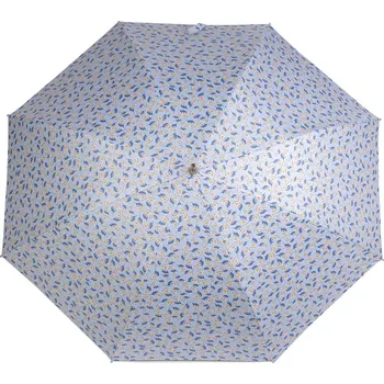 Deštník Dámský vystřelovací deštník, střední, 3 modrá světlá žlutá